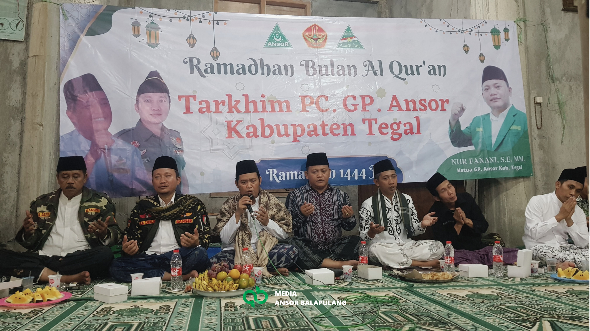 PAC GP ANSOR Balapulang Hadiri Tarkhim Bersama Korwil VI PC GP ANSOR Kab. Tegal