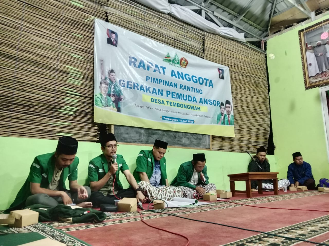 Terpilih Kembali Menjadi Ketua Ranting Tembongwah, Abdul Aziz Komitmen Selesaikan Program