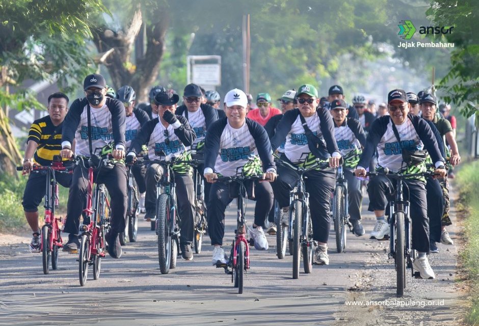 Gowes Bareng Bupati, Ketua PC GP Ansor Kabupaten Tegal: Momentum Soliditas dan Semangat Baru Kader Ansor
