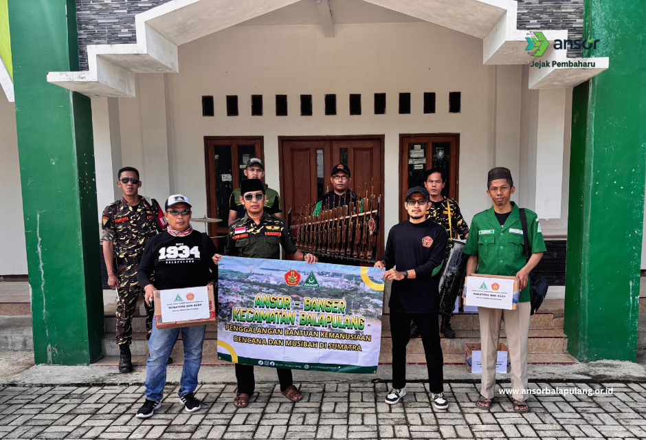 Ansor Banser Kecamatan Balapulang Gelar Penggalangan Dana untuk Sumatera dan Aceh