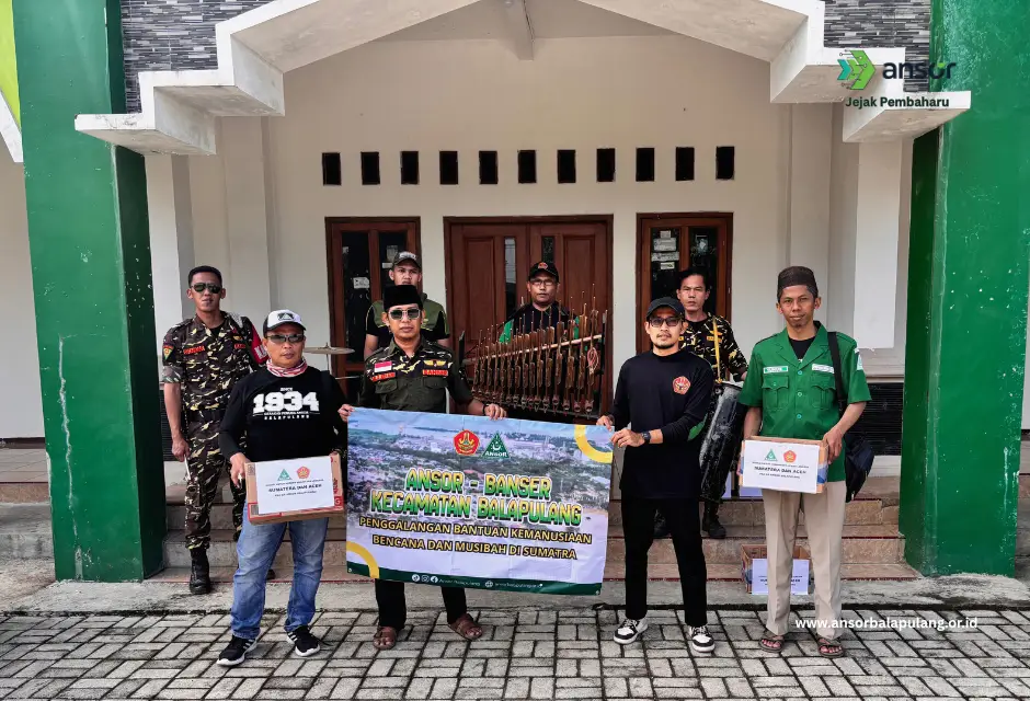 Ansor Banser Kecamatan Balapulang Gelar Penggalangan Dana untuk Sumatera dan Aceh