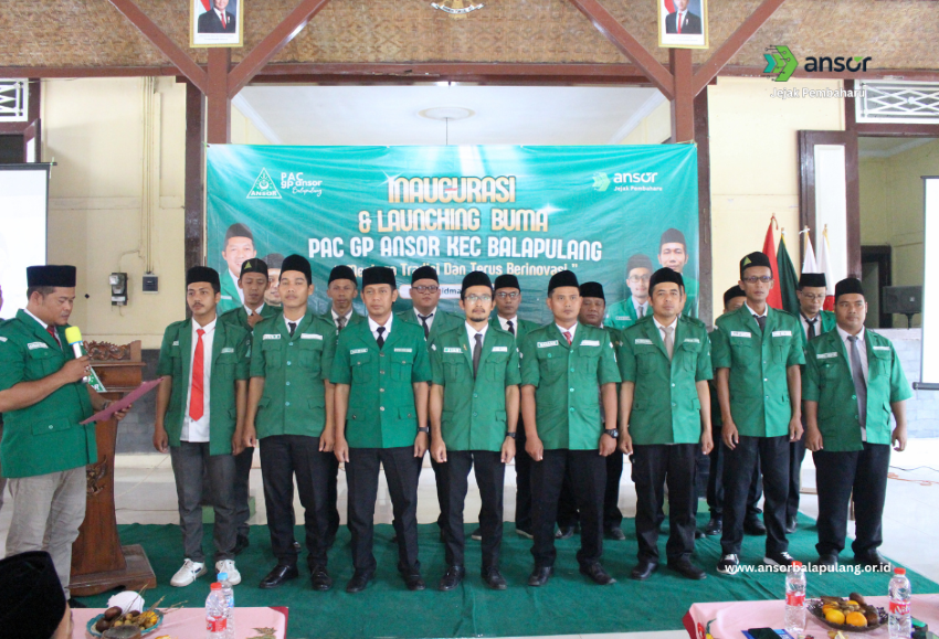 Resmi Dilantik, Berikut Susunan Pengurus PAC GP Ansor Balapulang Masa Khidmat 2025-2028